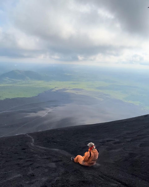 Vulkaanboarden Nicaragua