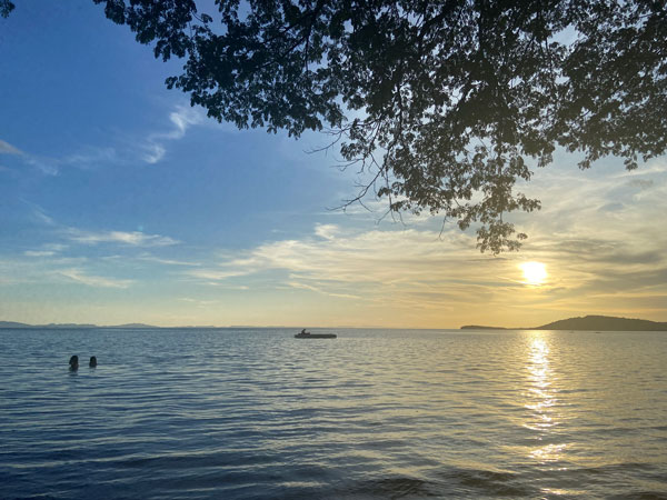 Zonsondergang tijdens rondreis in Nicaragua