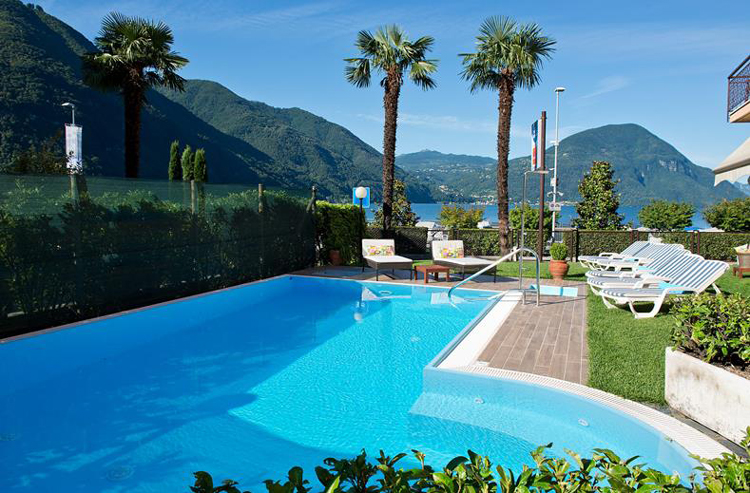 Hotel Europa in Porlezza, Vakantie Luganomeer