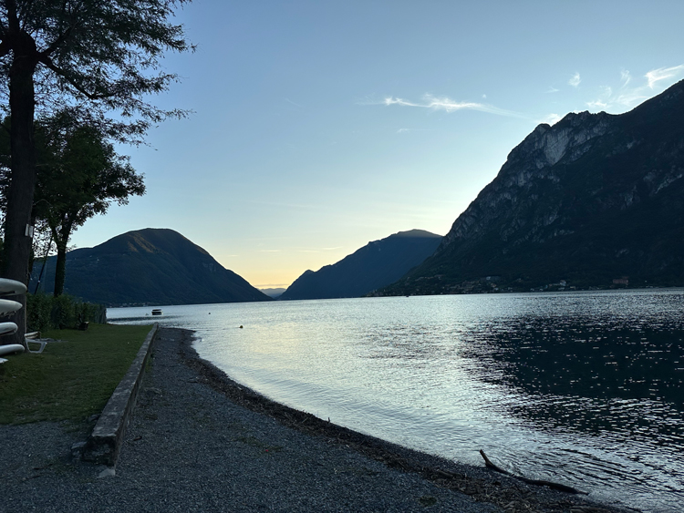 Camping Darna is gelegen aan het Luganomeer