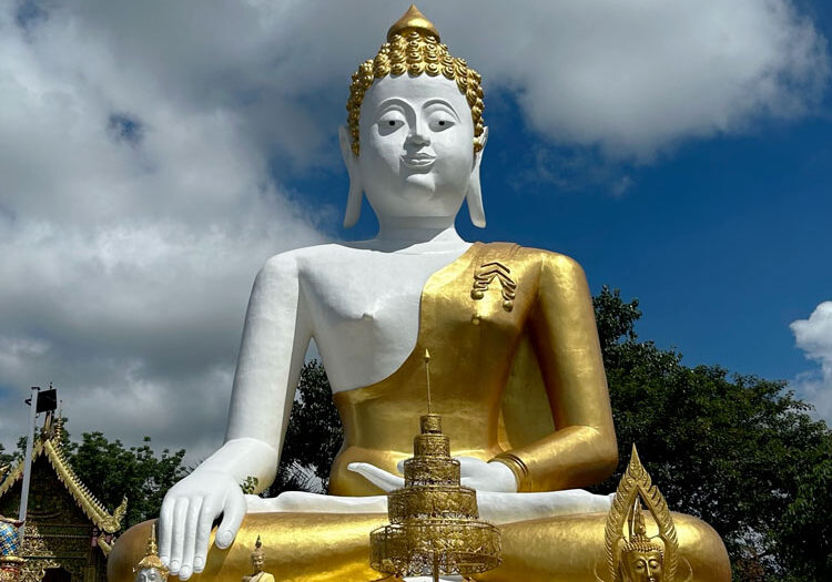 Boedha in Chiang Mai tijdens rondreis Thailand